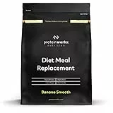 THE PROTEIN WORKS - Substitut De Repas Diététique | Shake Repas 250 Calories | Perte de poids | Healthy diet | 14 Servings | Banane Onctueuse | 1kg