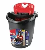 Ultramax Power Seau essoreur-Presse, Noir et Rouge