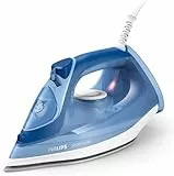 Philips 3000 Series Fer à Repasser Vapeur - Puissance de 2400 W - Débit de vapeur continu 40 g/min - Effet Pressing 180 g - Céramique - Bleu (DST3031/20)