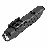 DARKFANG lampe de poche tactique 1450 lumens 2 en 1 Picatinny et mlok monté lampe de poche LED rechargeable pour la chasse en plein air