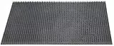 ID mat 406002 Gazongrat Paillasson de Tapis en Polyéthylène, Gris, 60 x 40 x 1,9 cm
