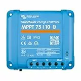 Victron Energy SmartSolar MPPT 75V 10 amp 12/24-Volt Contrôleur de Charge Solaire (Bluetooth)