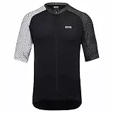 GORE Wear C5 Homme Maillot à manches courtes de cyclisme, M, Noir/Blanc