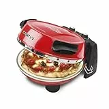 G3 Ferrari G10032 Pizzeria Snack Napoletana, Forno Pizza Plus ÉVO, Double Pierre Réfractaire (diamètre 31 cm), 1200 W, Minuteur 5', Livre de Recettes inclus, Rouge