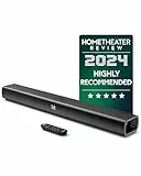 Majority Naga 80 Barre de Son TV | 140W 2.2 Enceintes pour Téléviseur | Barres de Son Bluetooth | HMDI Arc Soundbar Home Cinéma | Enceinte TV avec Kit de Montage Mural et Télécommande Inclus