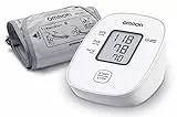OMRON X2 Basic – Moniteur de tension artérielle automatique, validé cliniquement, avec détection des pulsation cardiaques irrégulières et guide d'enroulement du brassard | Tensiometre Bras