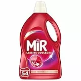 Mir - Lessive Liquide - Lessive Couleurs - Main & Machine - Raviveur - Formule Unique 3en1 - Couleurs - Fibres - Fraîcheur - Nettoie avec Soin - Anti-Bouloche - Pour Toutes les Couleurs - 54 Lavages