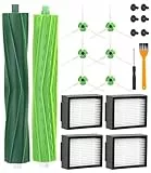 SOBEAU Pièces de Rechange pour iRobot Roomba i/e/j Série,i7 i7+ i3 i3+ i4 i4+ i6 i6+ j7 j7+E5 E6 E7,Accessoires de Remplacement Brosse pour Roomba,1 Brosses Principale,4 Filtres,6 Brosses latérales