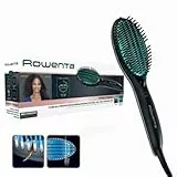 Rowenta Power Straight CF5820F0 Brosse lissante spéciale pour Cheveux très bouclés, avec générateur d'ions et température réglable jusqu'à 200 °C, Dents avec Grande Fixation à partir de la Racine