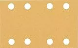 Bosch 10x Feuilles abrasives EXPERT C470 à 8 trous (pour Peinture sur bois, Bois dur, Ø 80x133 mm, Grain 80, Professional Accessoire Ponceuse excentrique)