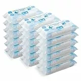 by Amazon Lingettes pour Bébés Ultra-Sensibles 1080 lingettes, Non Parfumées, 18 Paquets de 60, (Anciennement une marque Mama Bear, même produit)