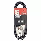 Stagg - Cables jack jack CABLE BRETELLE JCKm-JCKm 6 m