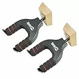 RockJam Support Mural pour Guitare avec Bras Rembourrés - Pack de Deux