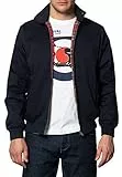 Merc of London Harrington,Jacket Blouson, Bleu (Marine), X-Large (Taille Fabricant: XL) Homme