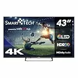 Smart Tech TV QLED 4K UHD 43' (109 cm) 43QW02V Web OS TV- 4xHDMI - 2xUSB - Dolby Vision - Dolby Atmos