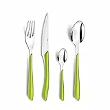 Amefa ECLAT coffret 24 couverts pour 6 personnes - Vert Anis 2214AGPA10C40
