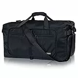 Fmeida Sac de Voyage Pliable 65L – Grand Sacs de Sport Imperméable avec Compartiment à Chaussures pour Homme et Femme, Sac Weekend Léger avec Bandoulière, Idéal pour Gym, Camping, Randonnée, Maternité