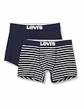Levi's Boxer sous-vêtement, Bleu Marine, XL (Lot de 2) Homme