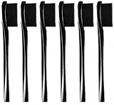 Lot de 6 têtes de brosse à dents électriques de rechange compatibles My avec Variations la brosse à dents sonique (noir)