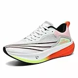Baskets et Chaussures de Sport Homme Femme Sneakers Mode Running Respirantes Confortable Gym Outdoor Course Tennis Jogging Fitness Orange 44 EU