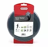 Fil de débroussailleuse Oregon Nylon Étoile 2.4mm, Coupe herbes hautes, mauvaises herbes, végétation dense, Fil nylon haute résistance, compatible avec modèles standards, 2.4mm x 90m (104883E)