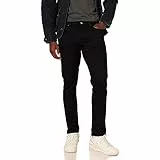 Amazon Essentials Jean Stretch Coupe Skinny Homme, Noir, 32W / 32L