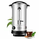 Distributeur d'eau chaude 10 l - Bouilloire à thé - Distributeur de boissons chaudes - Chauffe-eau - Bouilloire à vin chaud - 10 l - Machine à eau chaude - 30-110 °C