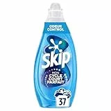 Skip Lessive liquide Mon Cycle Court Parfait Odeur Control - 37 lavages - 1ère lessive conçue pour cycle court, efficace dès 15 minutes