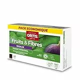 Ortis fruits & fibres regular transit intestinal 45 cubes à mâcher