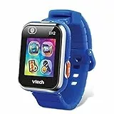 VTech - KidiZoom SmartWatch DX2 Bleue, Montre Digitale Enfant, Photo, Selfie, Vidéo, Écran Tactile Vertical, Jouet High-Tech, Cadeau Enfant et Ado de 5 Ans à 13 Ans - Contenu en Français
