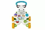 Fisher-Price Mon Trotteur Zèbre| Jouet Evolutif et Interactif Coloré, Lumineux et Musical Pour Apprendre à Marcher à Bébé | Trotteur Bébé Garçon ou Fille, Version: Allemand - Emballage réduit, HBW56