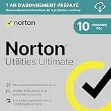 Norton Utilities Ultimate | 10 appareils | 1 An d'Abonnement en renouvellement automatique | Téléchargement