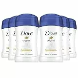 Dove Lot de 6 déodorants anti-transpirants originaux de 40 ml - Essentiels de toilettage et soins du corps pour homme et femme
