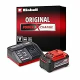 Einhell Starter Kit 5,2 Ah Power X-Change (Lithium-Ion, 18V, 1 chargeur + 1 batteries 5,2 Ah, pour tous les appareils Einhell Power X-Change)