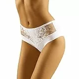 Wolbar Femmes Maxi-Slips WB49, Blanc,XL