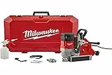 Milwaukee Kit de perceuse magnétique 14 po H, 1560 W, 120 V, vitesse variable, perceuses à puissance magnétique