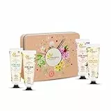 Fleurance Nature- Coffret Crèmes de Mains Evasion Florale- Certifié Bio Cosmos Ecocert- Coffret cadeau femme- 4x 30ml- Coffret Beauté femme Bio-fleur d'oranger-fleur de tiaré-Pivoine-Vanille-24651