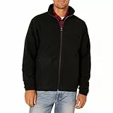 Amazon Essentials Veste Polaire à Fermeture éclair intégrale (Grandes Tailles Disponibles) Homme, Noir, L