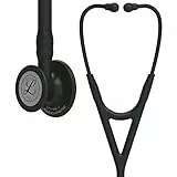 3M Littmann Stéthoscope de diagnostic Cardiology IV, tubulure noire, Black Edition, 69 cm, 6163