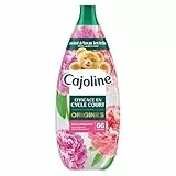 Cajoline Adoucissant linge liquide Brise Printanière Origines conçu cycle court adapté même à laine et soie, testé dermatologiquement, sans colorant, 66 lavages 1,254L