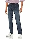 Amazon Essentials Jean Stretch Coupe Athlétique Homme, Délavé Foncé, 34W / 32L