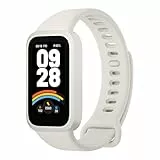XIAOMI Smart Band 9 Active, Tracker de Fitness Sportif, écran TFT 1,47'' à 60 Hz, 18 Jours, Surveillance du Sommeil et de la santé, 50 Modes Sportifs, étanchéité 5ATM, iOS et Android, Beige