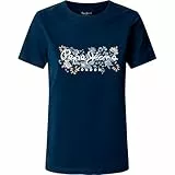 Pepe Jeans Rosalind T-Shirt, Bleu (Bleu océan), S Femme