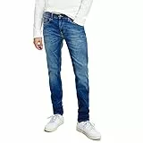 Tommy Hilfiger Austin Slim Tapered Wmbs Dm0dm09550 Homme Pantalons en jean, Bleu (Wilson Mid Blue Stretch), 38W / 34L