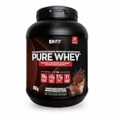 WHEY PROTEIN - Double Chocolat - EAFIT - Marque Française N°1 en Nutrition Sportive - 32g de Proteine Whey - BCAA - Shaker Proteine - Pre Workout, Musculation - Protéines Whey - 850 g