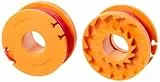 WORX Lot de 2 Bobines de Fil de de coupe de 3m WA0004.1, diamètre de 1,65 mm, Longue Durée, compatible avec les Débroussailleuses et Coupe-Bordures WORX 20V tous les modèles WG163E et WG157E