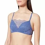 IRIS & LILLY Bralette Femme, Bleu, 90B