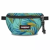 EASTPAK Springer Sac Banane, 2 L - Brize Palm Aqua, Bleu