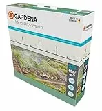 Gardena Micro-Drip System Kit d'irrigation goutte à goutte pour parterres de légumes/fleurs (60 m²): kit de démarrage prêt à l'emploi, système d'irrigation à économie d'eau (13450-20)