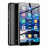 144GB MP3 Players with Bluetooth WiFi, 2000mAh MP4 Players with 4 Pouces Touchscreen and Speaker, Android 13 OS MP3 Music Players with Spotify, Audible, Play Store (Black)
